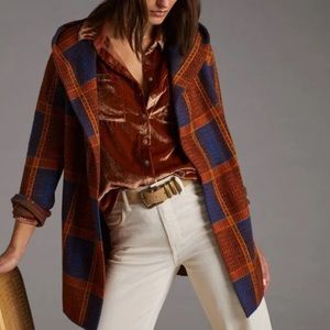 Anthropologie 90s Vibe Field and Flower Sweater Cardigan / Sweater Jacket